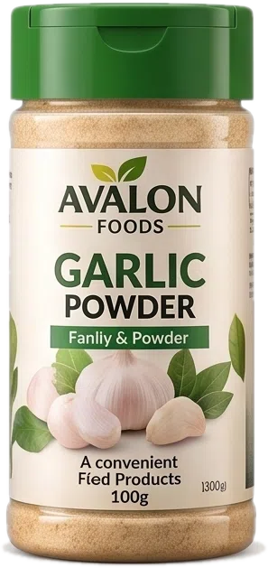 Jar of Avalon Garlic Powder, 100g