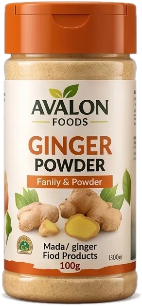 Jar of Avalon Ginger Powder, 100g